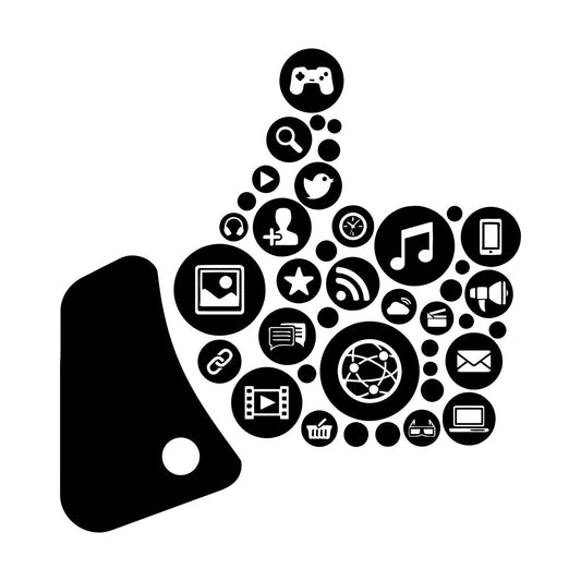 Engraving Stickers Workplace Internet Music Recreation Gaming Multiple Size Options