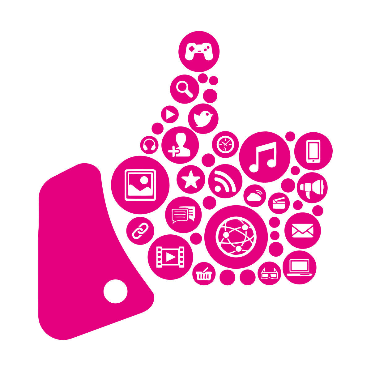 Engraving Stickers Workplace Internet Music Recreation Gaming Multiple Size Options