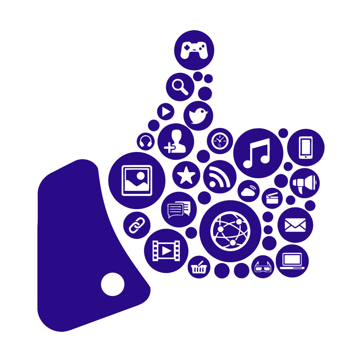 Engraving Stickers Workplace Internet Music Recreation Gaming Multiple Size Options