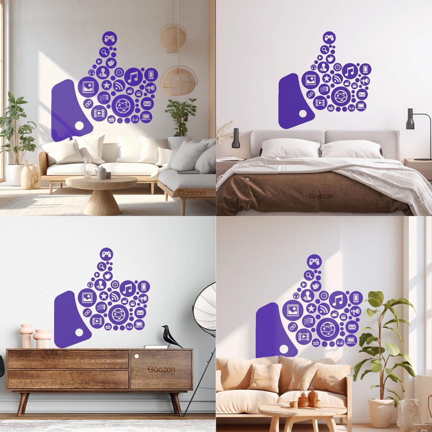 Engraving Stickers Workplace Internet Music Recreation Gaming Multiple Size Options