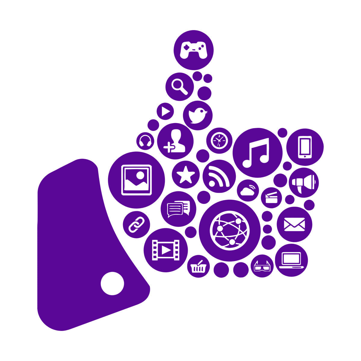 Engraving Stickers Workplace Internet Music Recreation Gaming Multiple Size Options