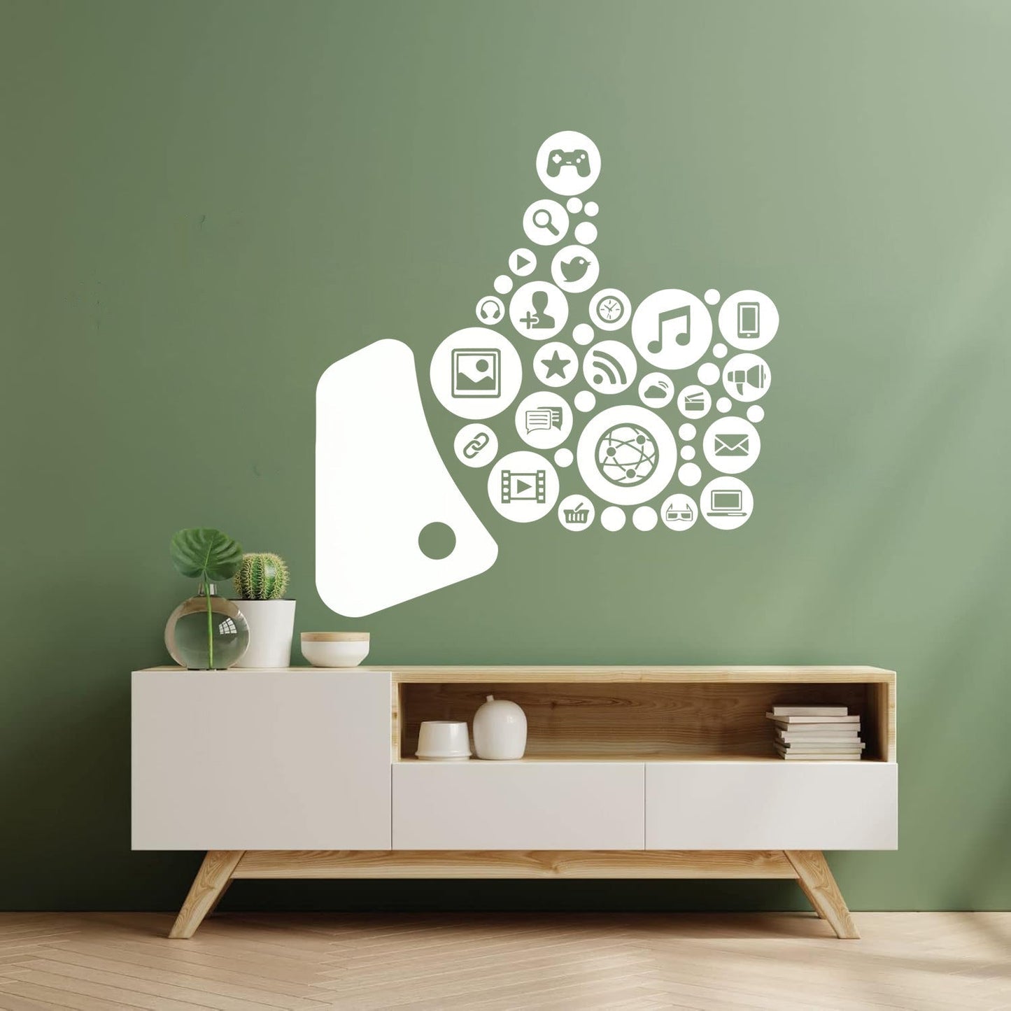 Engraving Stickers Workplace Internet Music Recreation Gaming Multiple Size Options