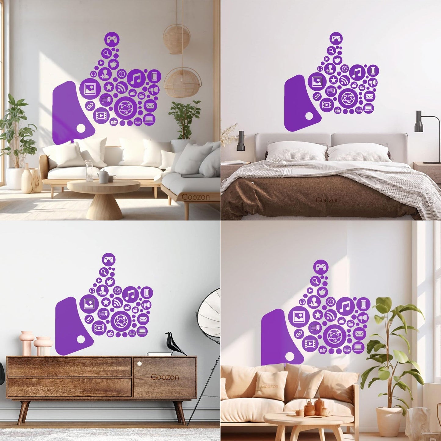 Engraving Stickers Workplace Internet Music Recreation Gaming Multiple Size Options