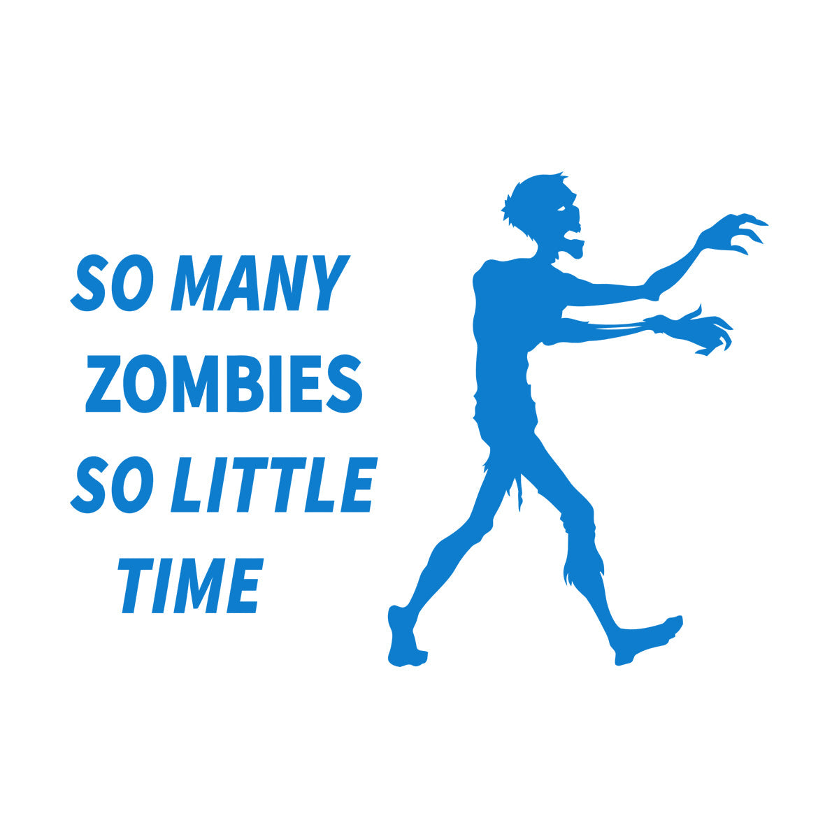 Lettering Stickers Zombie Hunter Funny Quote Game Personalized Customization