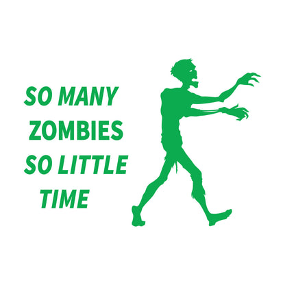 Lettering Stickers Zombie Hunter Funny Quote Game Personalized Customization