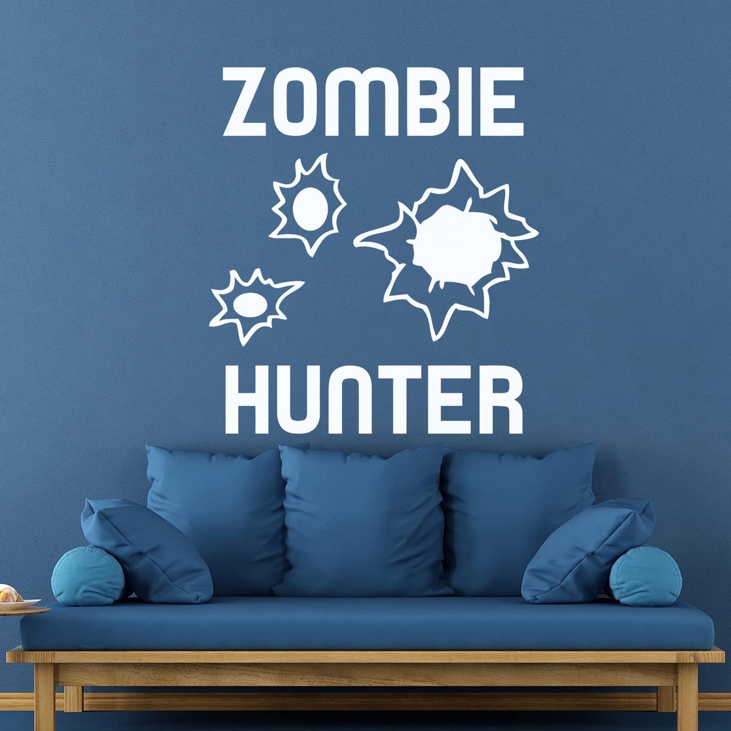 Zombie Hunter Teen Boy Room Wall Decals Paster Paper Can Modify And Add Information