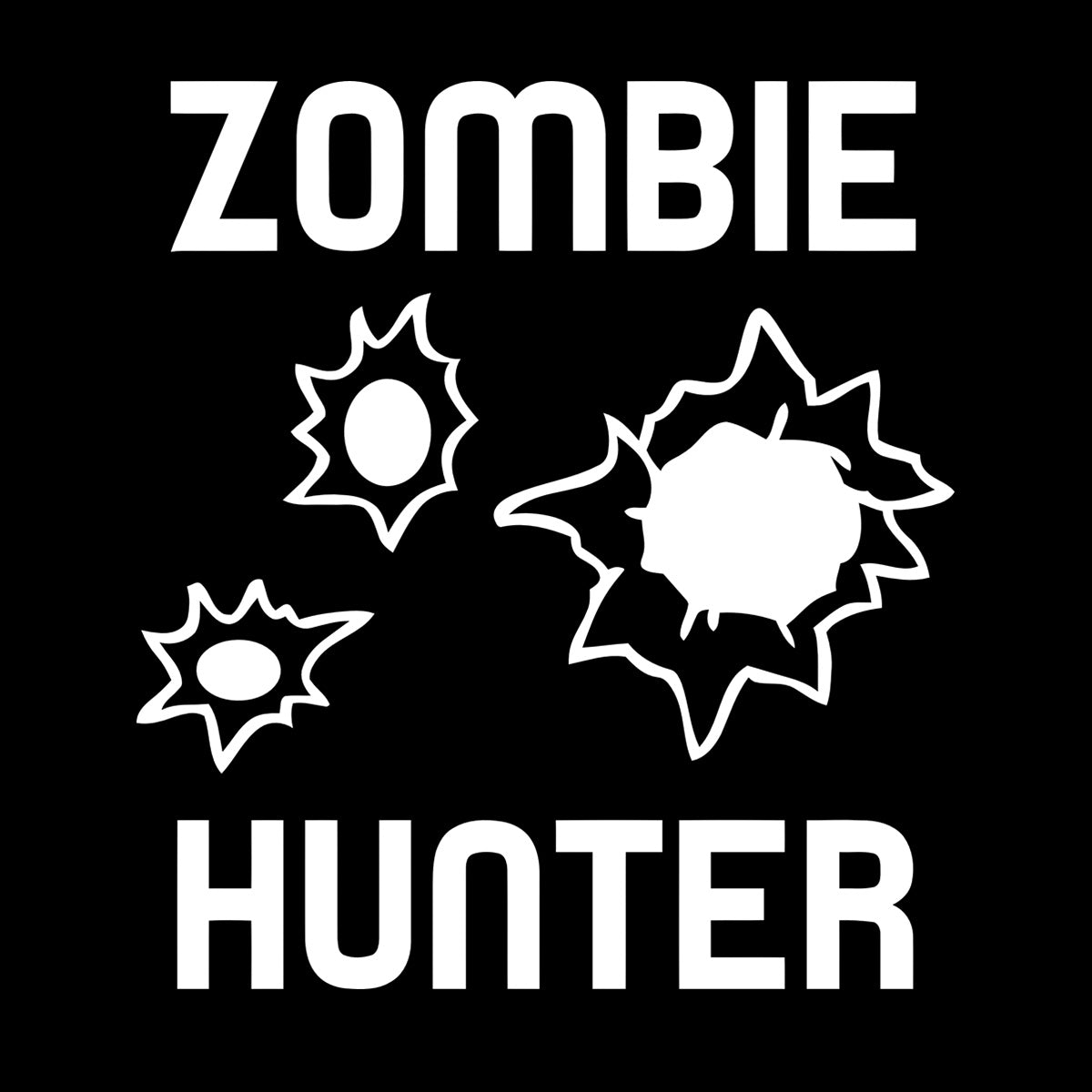 Zombie Hunter Teen Boy Room Wall Decals Paster Paper Can Modify And Add Information