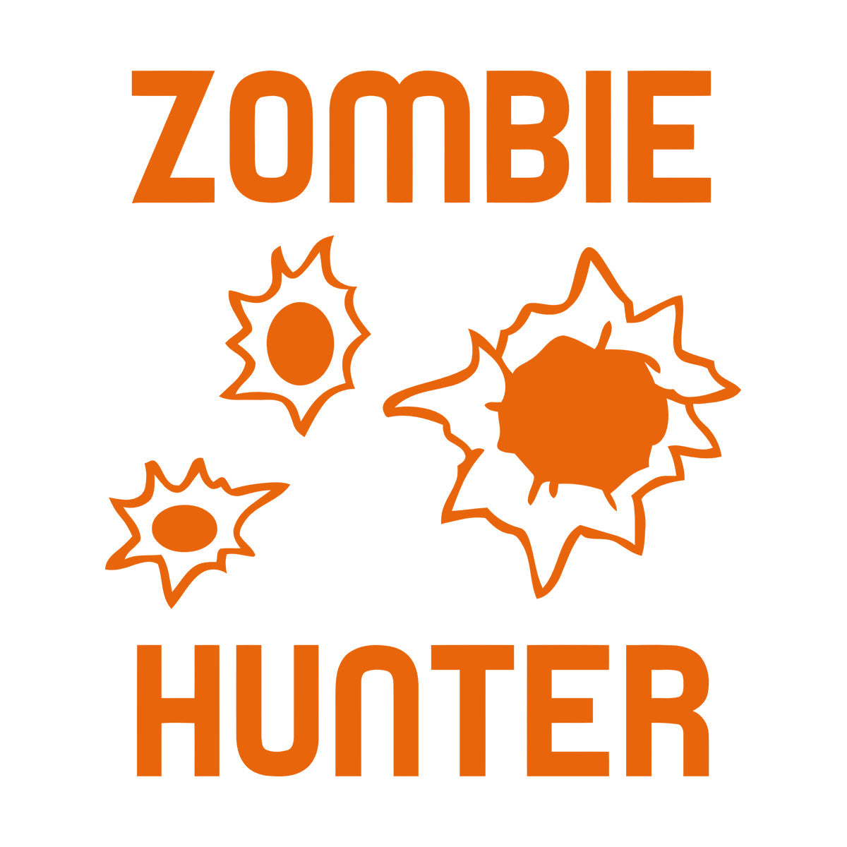 Zombie Hunter Teen Boy Room Wall Decals Paster Paper Can Modify And Add Information