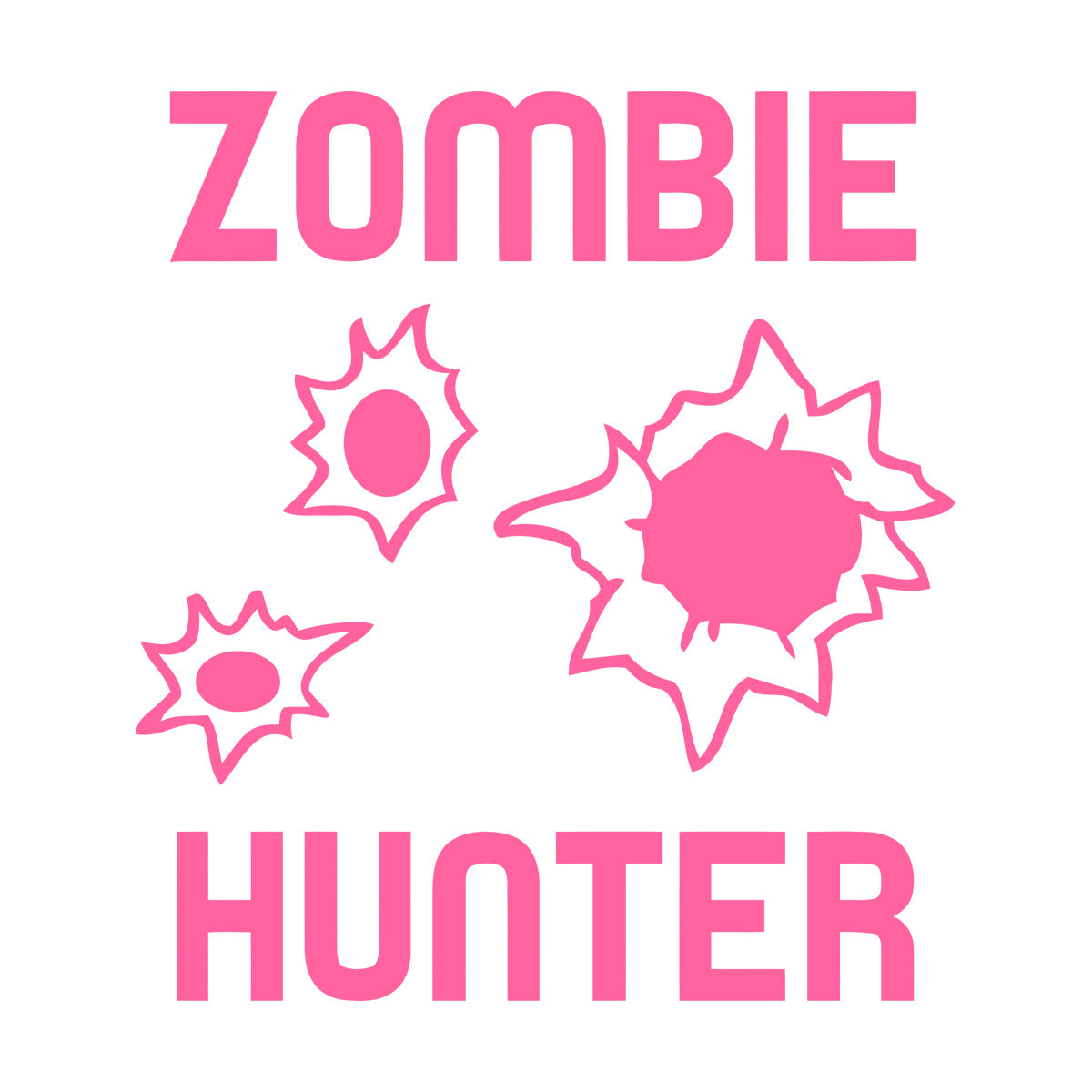 Zombie Hunter Teen Boy Room Wall Decals Paster Paper Can Modify And Add Information