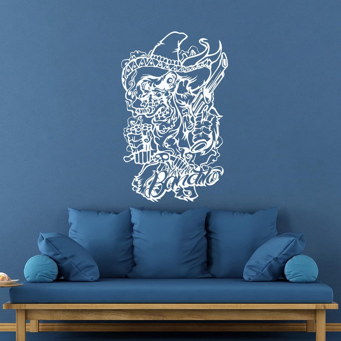 Vinyl Wall Decals Bandit Gangster Weapon Pistol Dynamite Car Body Decoration