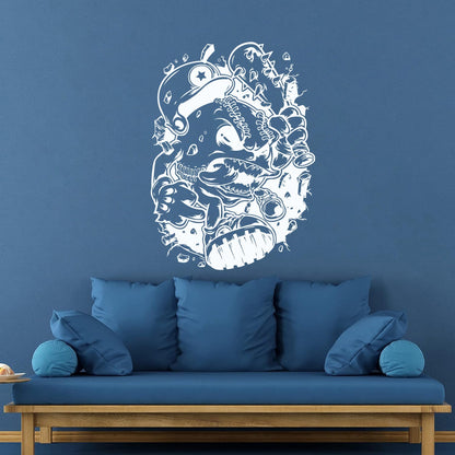 Engraving Decals Baseball Sport Game Ball Beat Animation Extreme Window Decals