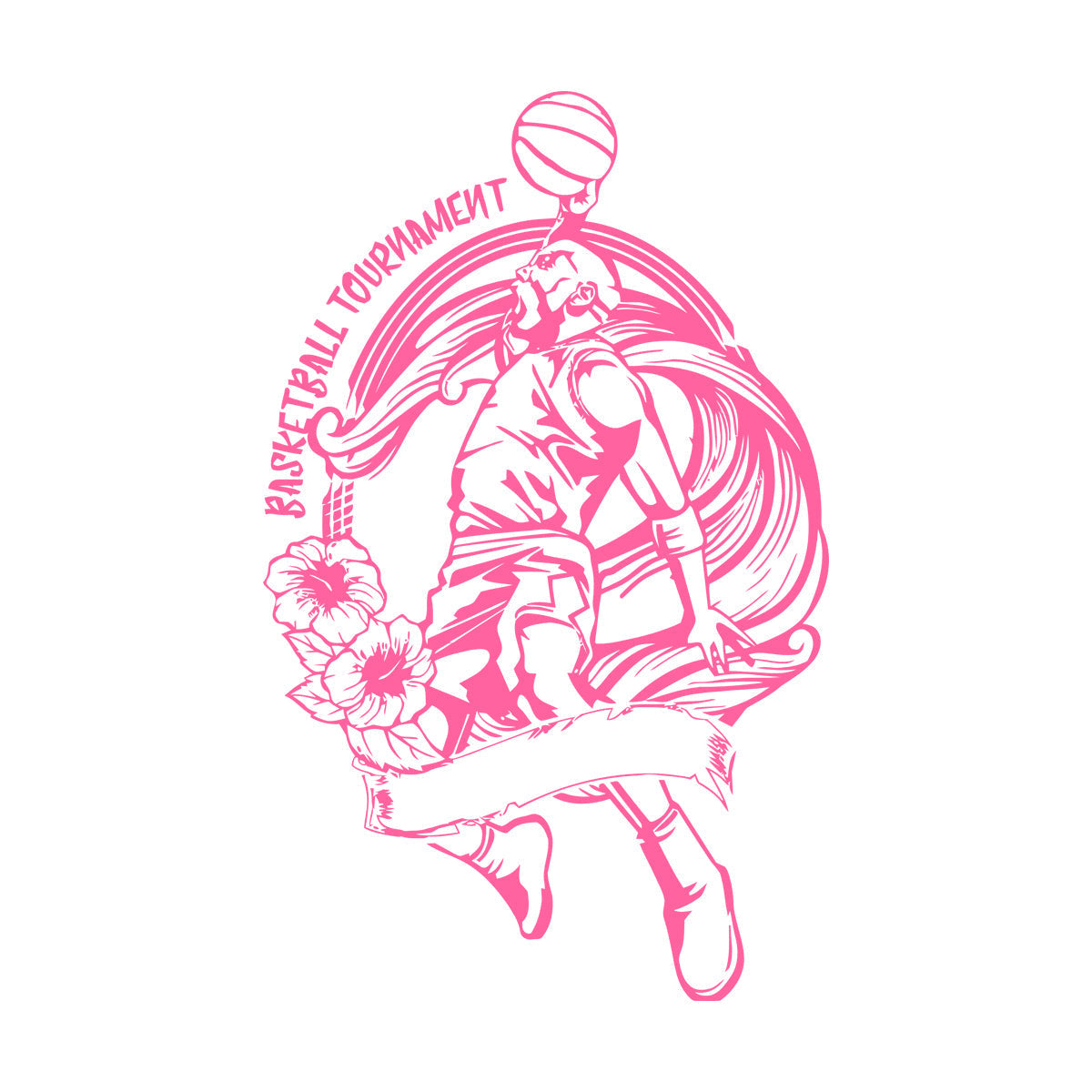 Mural And Wall Vinyl Decal Basketball Tournament Game Sport Player Extreme Glass Stickers