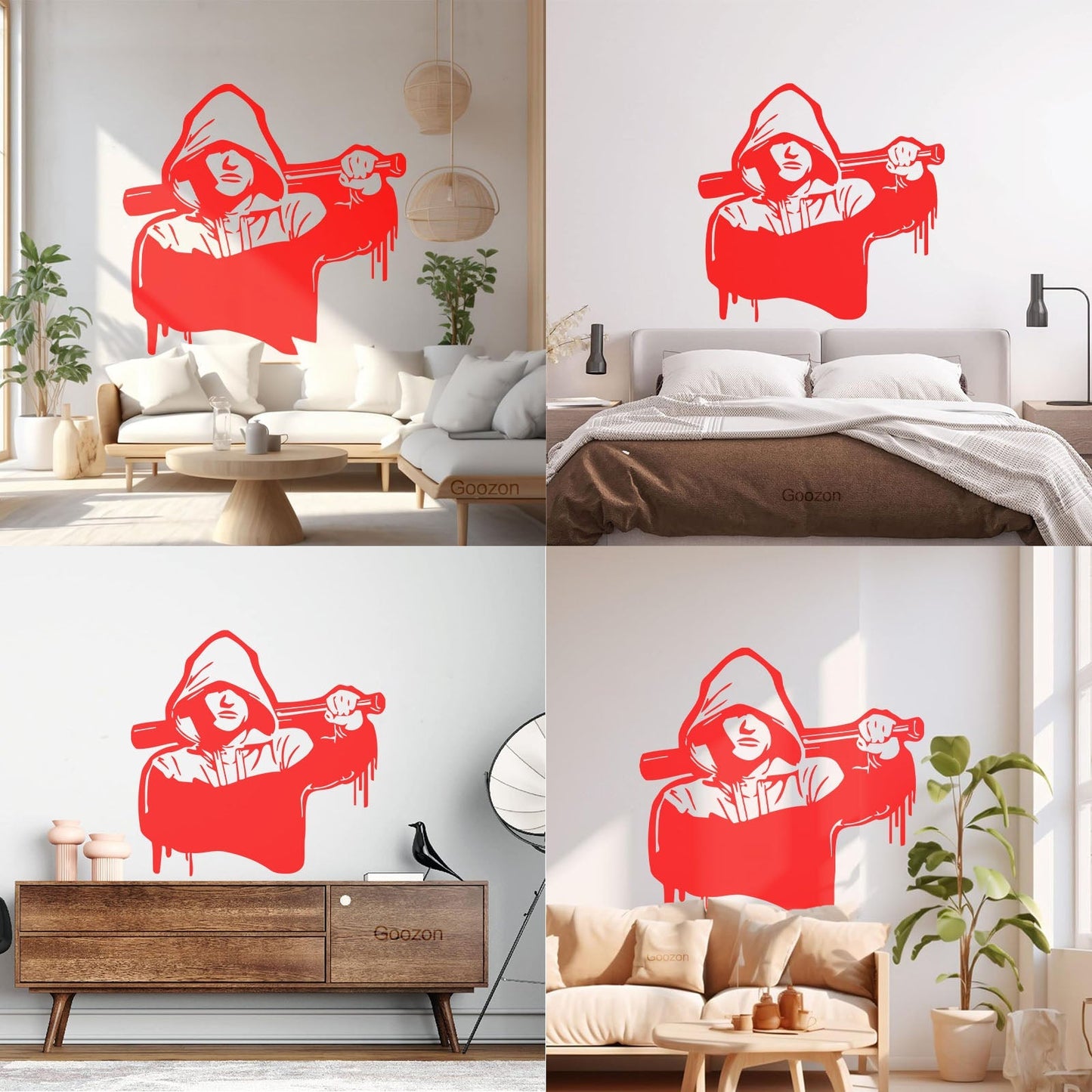 Wall Vinyl Sticker Decor Bully Bandit Fanat Bit Mafia Gangster Hooligan Tattoo Culture