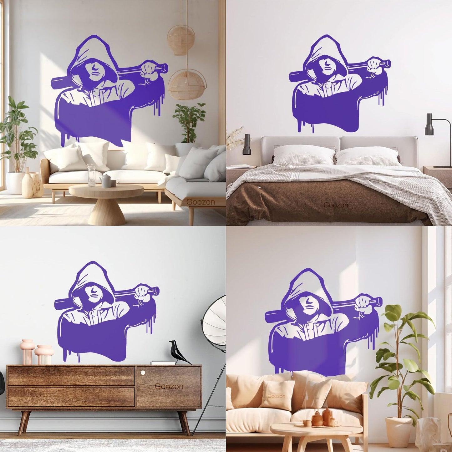 Wall Vinyl Sticker Decor Bully Bandit Fanat Bit Mafia Gangster Hooligan Tattoo Culture