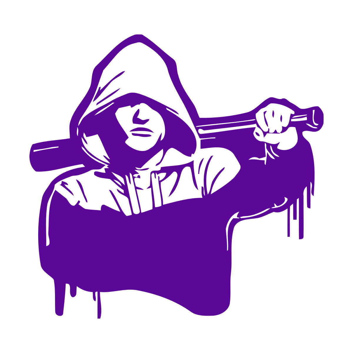 Wall Vinyl Sticker Decor Bully Bandit Fanat Bit Mafia Gangster Hooligan Tattoo Culture