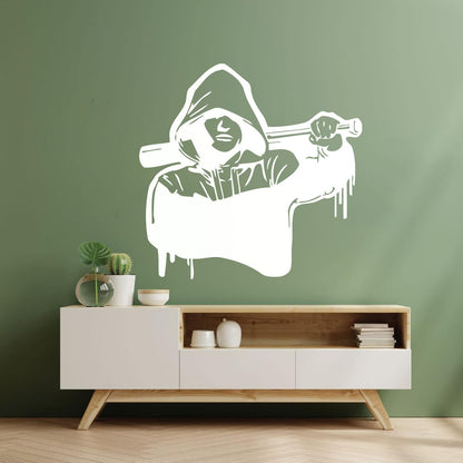 Wall Vinyl Sticker Decor Bully Bandit Fanat Bit Mafia Gangster Hooligan Tattoo Culture