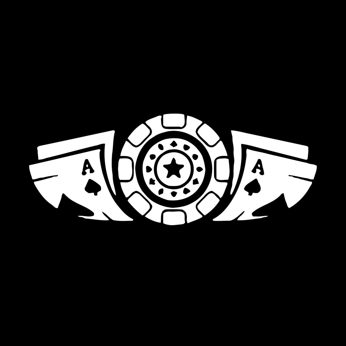 Fine Carving Stickers Card Game Poker Casino Chips Removable Without Leaving Glue