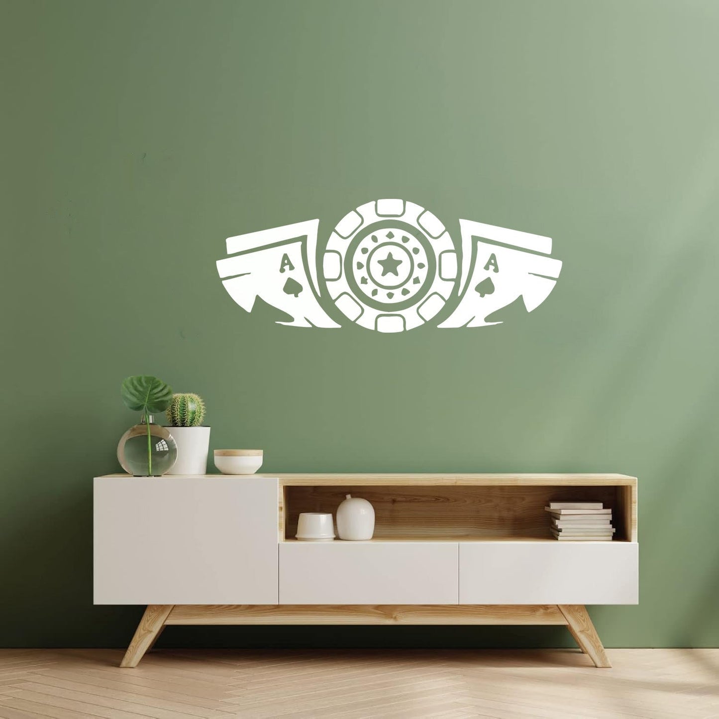 Fine Carving Stickers Card Game Poker Casino Chips Removable Without Leaving Glue