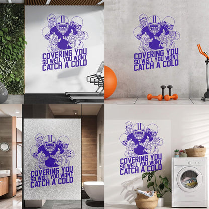 Lettering Decals Game Football Players Sports Extreme Inscription Easy Installation