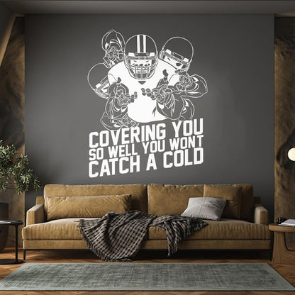 Lettering Decals Game Football Players Sports Extreme Inscription Easy Installation