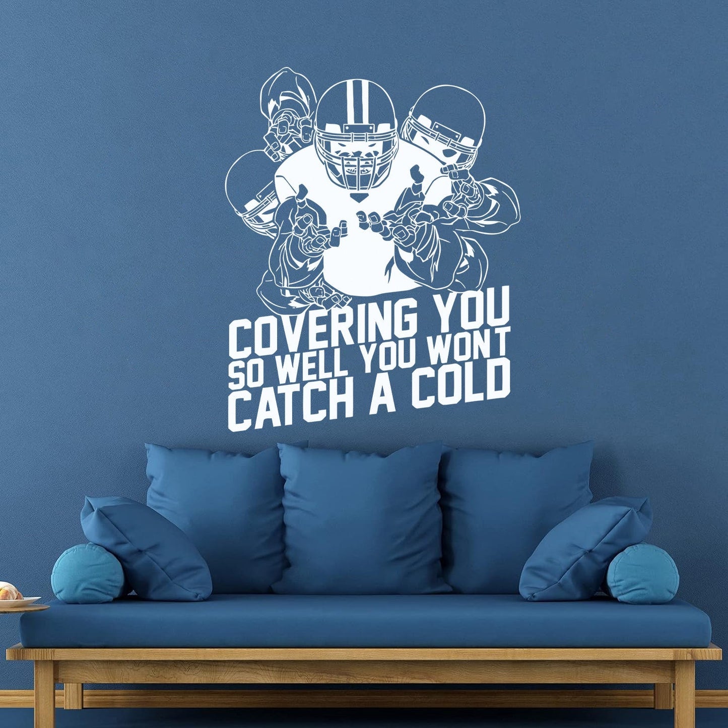 Lettering Decals Game Football Players Sports Extreme Inscription Easy Installation