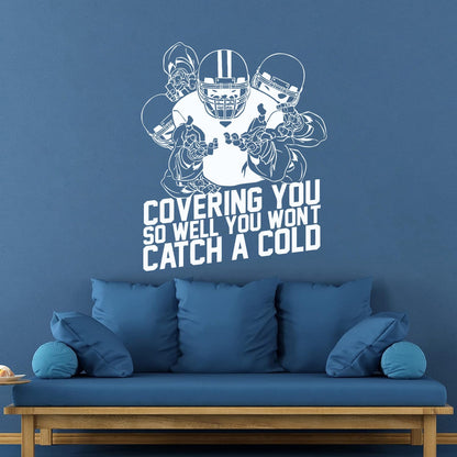 Lettering Decals Game Football Players Sports Extreme Inscription Easy Installation