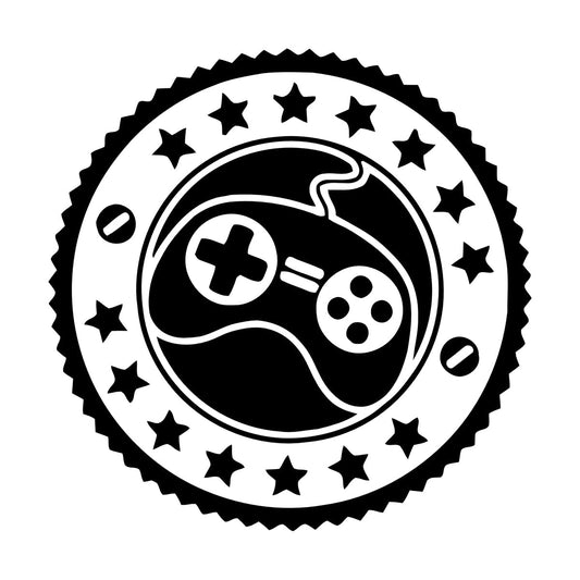Wall Decals Pvc Gamepad Joystick Computer Game Console Player Art Mural Painting