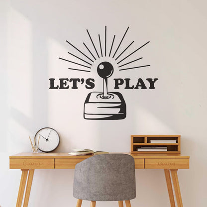 Wall Decals Paster Paper Game Joystick Game Let¡¯S Play Waterproof