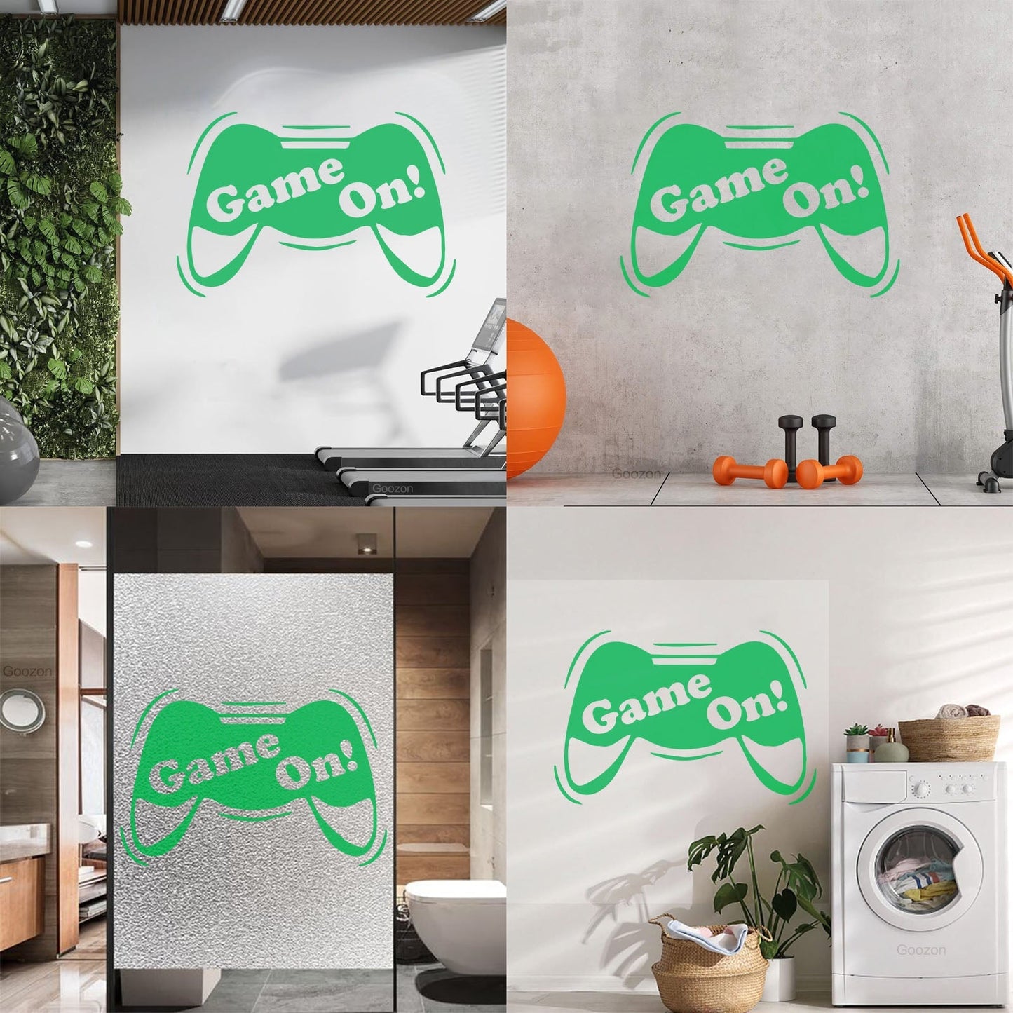 Game Joystick Gamepad Game Console Vinyl Wall Stickers It Won'T Fall Off