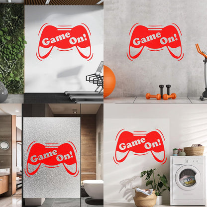 Game Joystick Gamepad Game Console Vinyl Wall Stickers It Won'T Fall Off