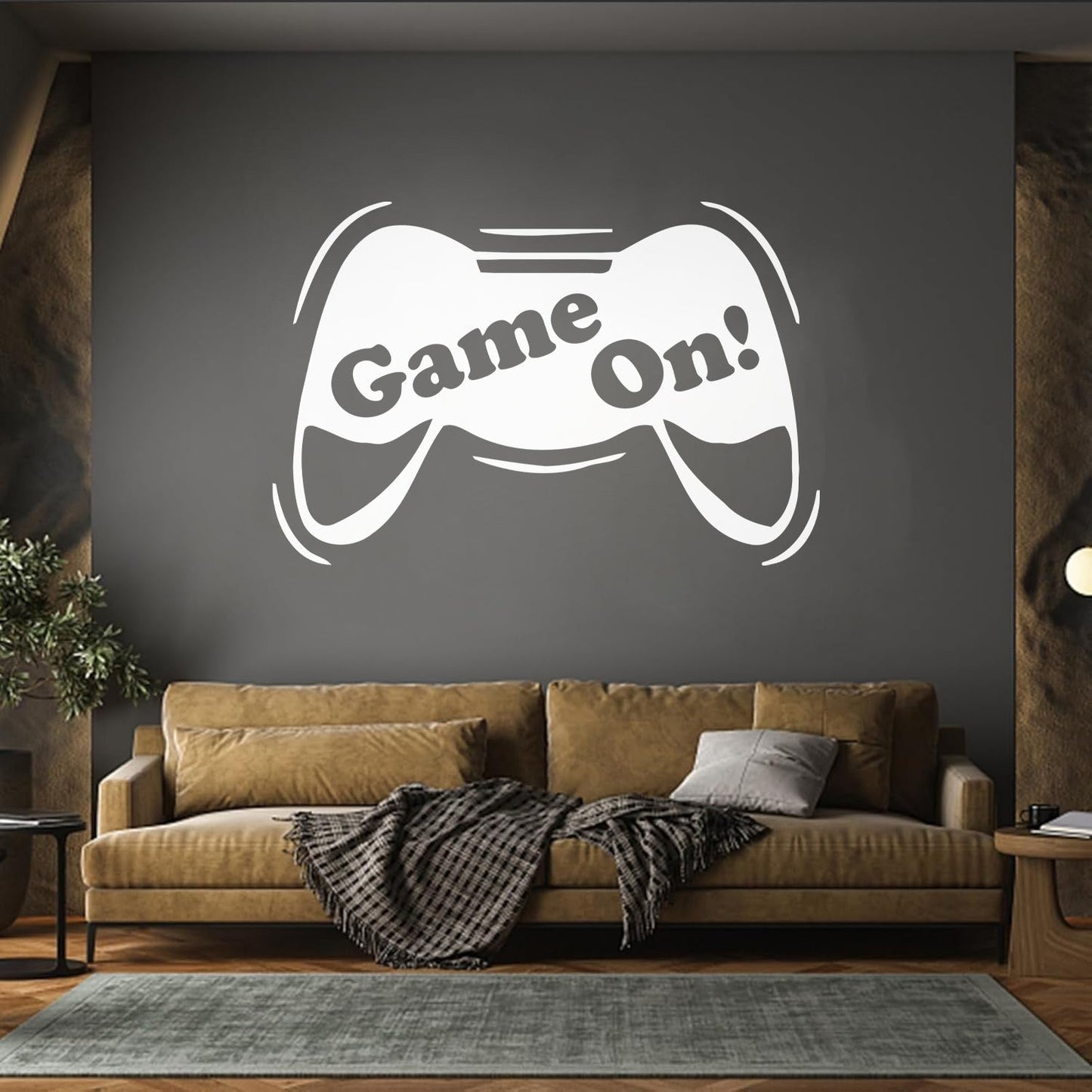 Game Joystick Gamepad Game Console Vinyl Wall Stickers It Won'T Fall Off
