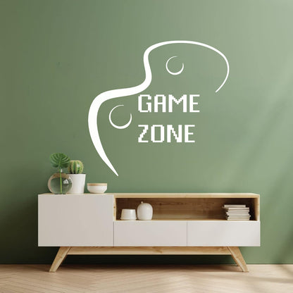 Vinyl Wall Decals Game Zone Joystick Video Game Play Can Modify And Add Information