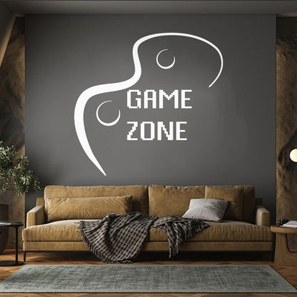 Vinyl Wall Decals Game Zone Joystick Video Game Play Can Modify And Add Information