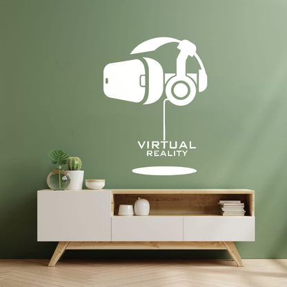 Engraving Decals Helmet Of Virtual Reality Game Movie Vr Art Decoration