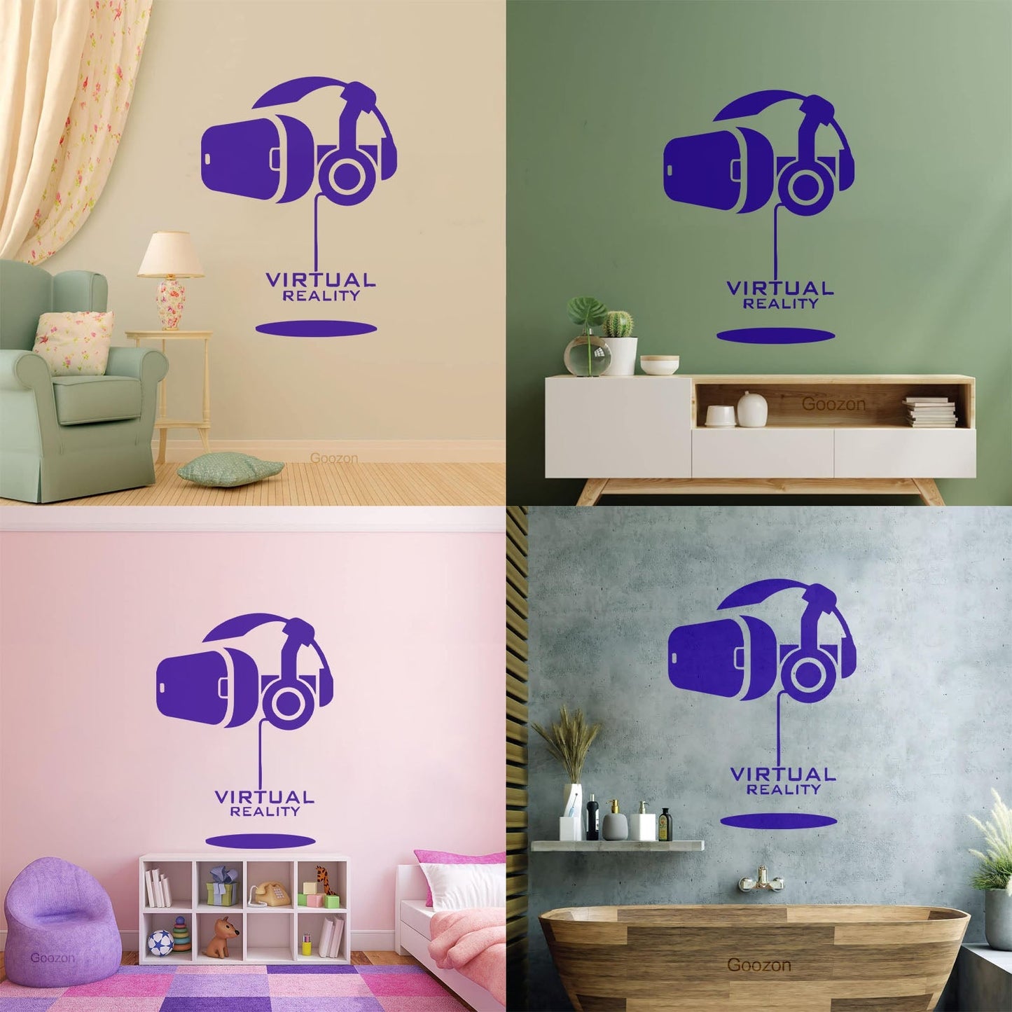 Engraving Decals Helmet Of Virtual Reality Game Movie Vr Art Decoration