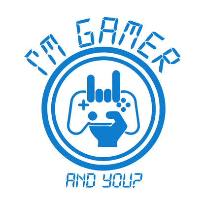 Mural And Wall Vinyl Decal I?M Game Game Joystick Boys Phrase Wall Beautification