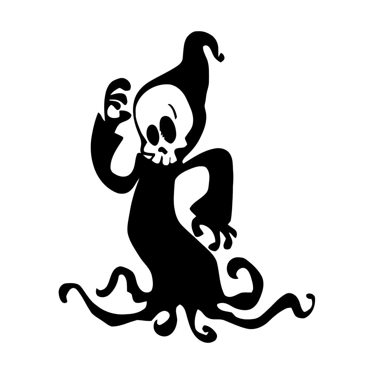 Fine Carving Decals Monster Ghost Dead Funny Tattoo Culture