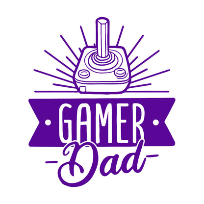 Engraving Stickers Player Dad Game Joystick Words Self Adhesive