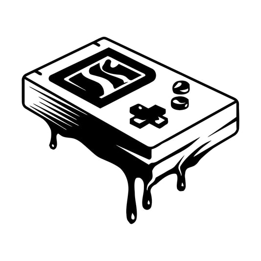 Wall Decals Pvc Retro Pocket Video Game Console Multi Color Selection