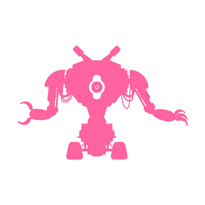 Wall Decals Paster Paper Robot Toy Machine Engineering Electronics Mechanics Easy Installation