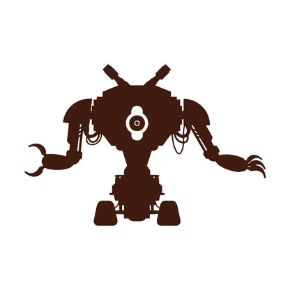 Wall Decals Paster Paper Robot Toy Machine Engineering Electronics Mechanics Easy Installation