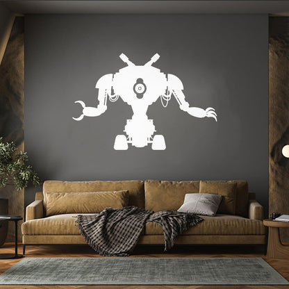 Wall Decals Paster Paper Robot Toy Machine Engineering Electronics Mechanics Easy Installation