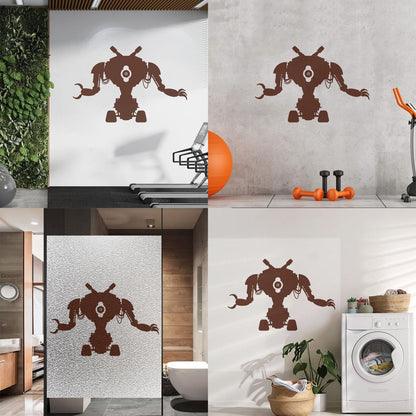 Wall Decals Paster Paper Robot Toy Machine Engineering Electronics Mechanics Easy Installation