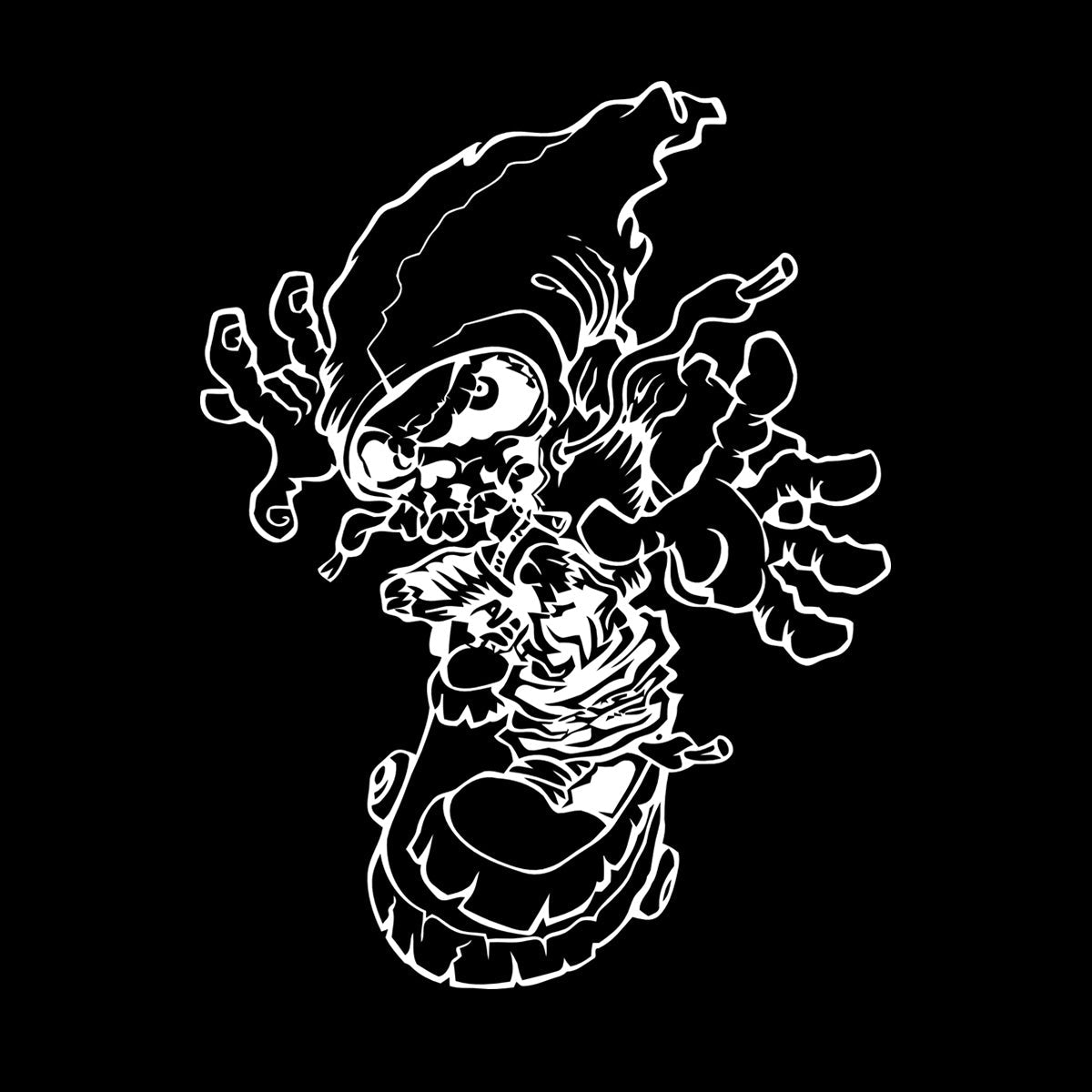 Skeleton Skull Sports Youth Skateboard Sports Wall Decals Multiple Size Options