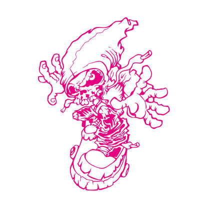 Skeleton Skull Sports Youth Skateboard Sports Wall Decals Multiple Size Options