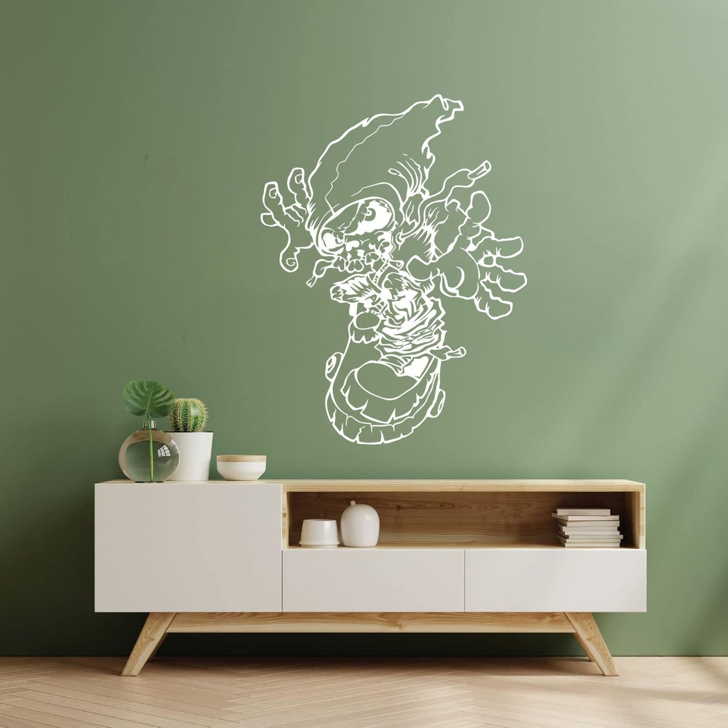 Skeleton Skull Sports Youth Skateboard Sports Wall Decals Multiple Size Options