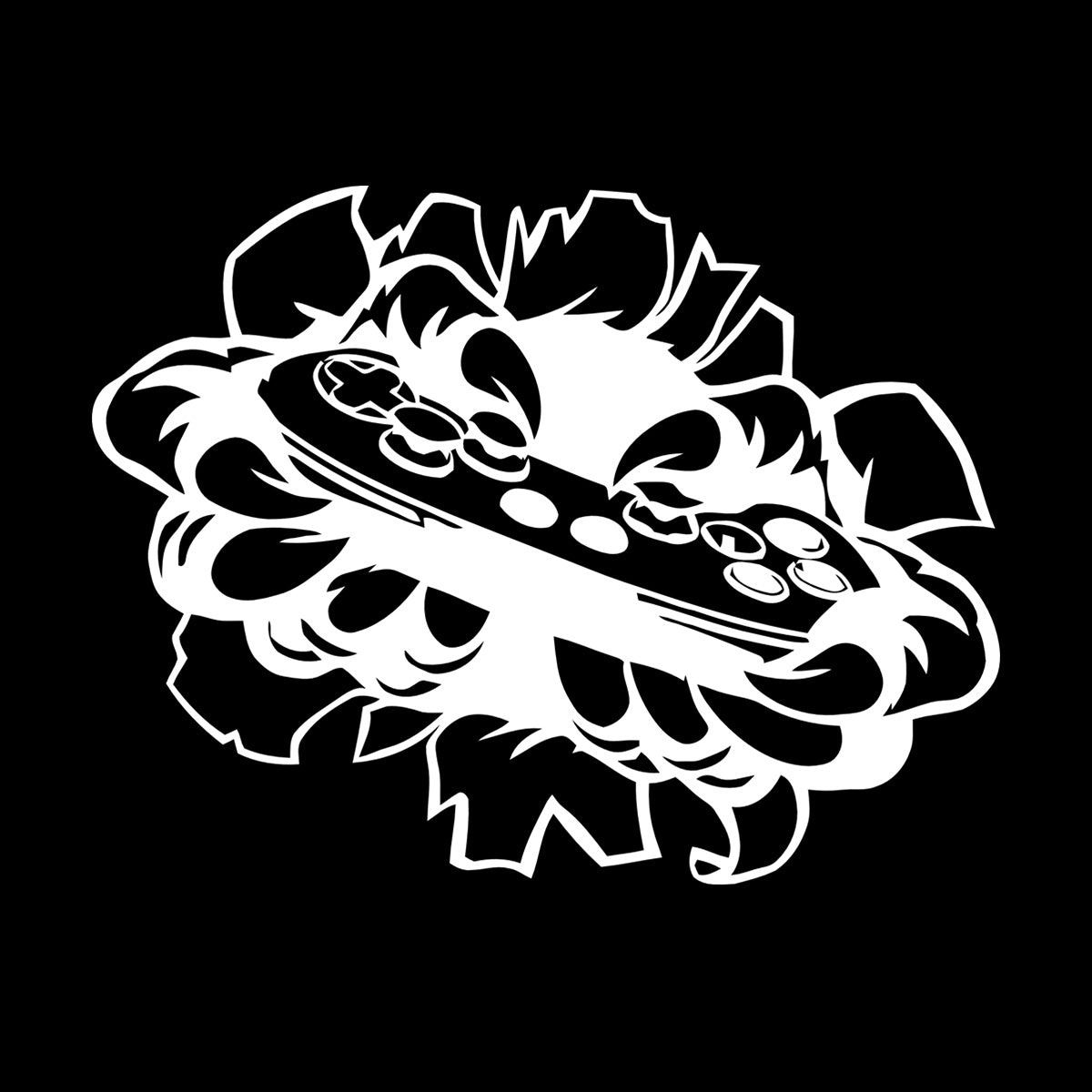 Mural And Wall Vinyl Decal Video Game Player Joystick Monster Hands Personalized Customization