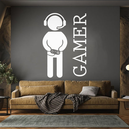 Wall Vinyl Sticker Decor Game Video Games Joystickdecor Playroom Art Decoration