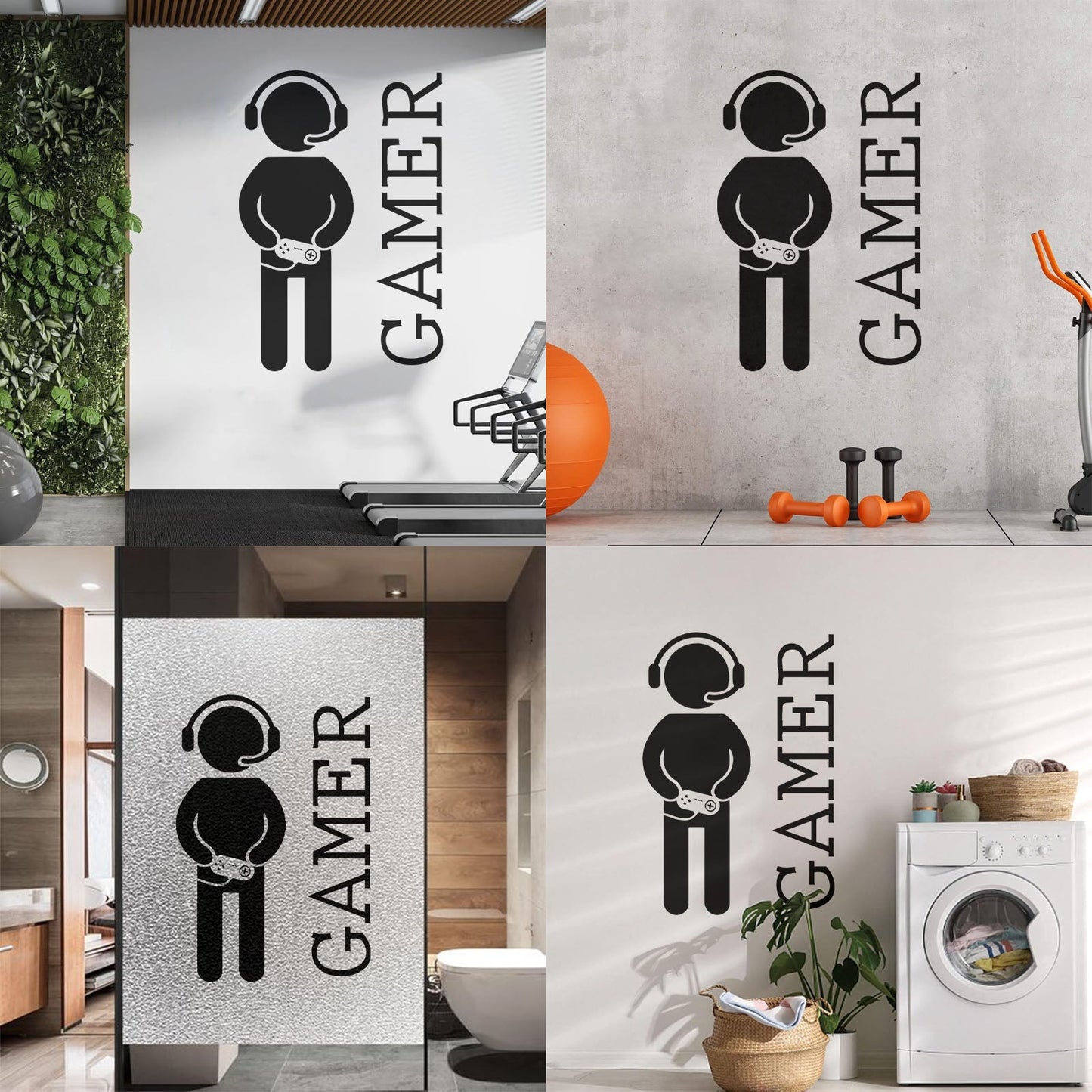 Wall Vinyl Sticker Decor Game Video Games Joystickdecor Playroom Art Decoration