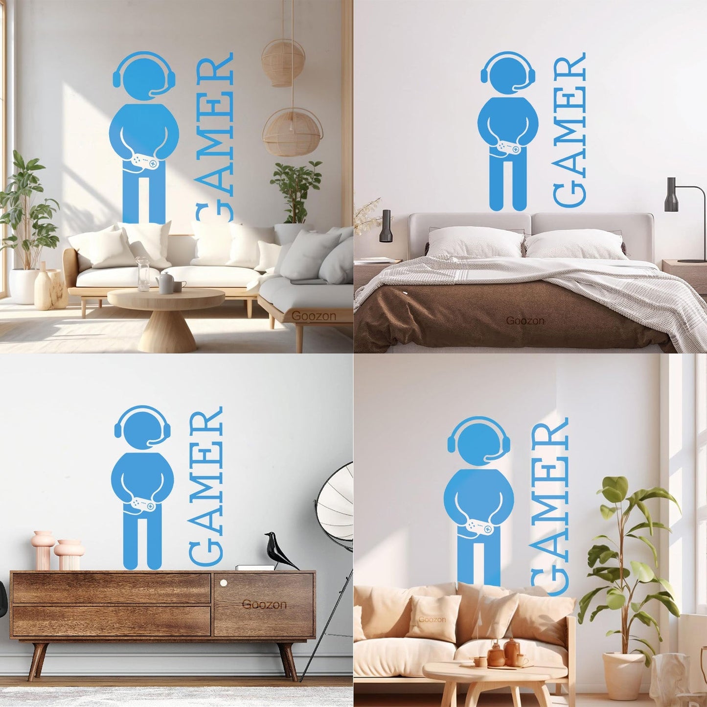 Wall Vinyl Sticker Decor Game Video Games Joystickdecor Playroom Art Decoration